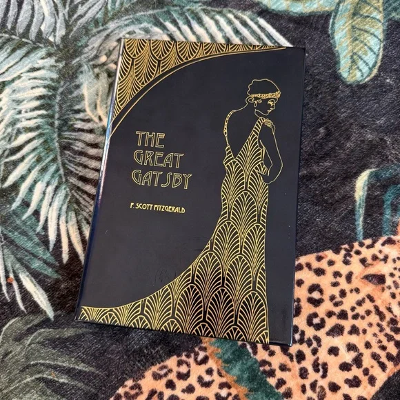 Patent Leather Hardcover Print of the Great Gatsby
