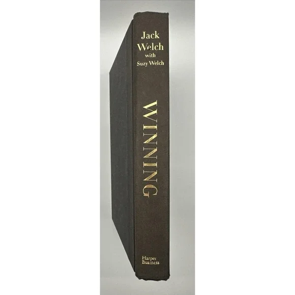Jack Welch Autographed Winning Hardcover Book Vintage 2005 No Dust Jacket