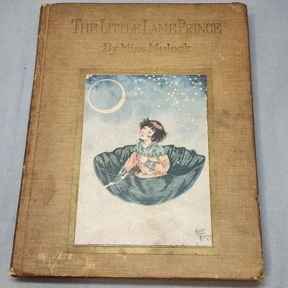 Albert Whitman The Little Lame Prince Tan Antique Illustrated Book 1930 Mulock