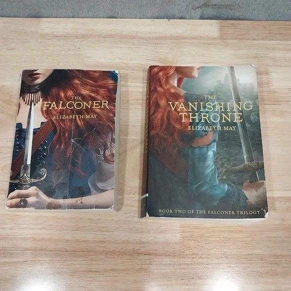 Elizabeth May YA Fantasy Books The Falconer Vanishing Throne Lot of 2 Paperback