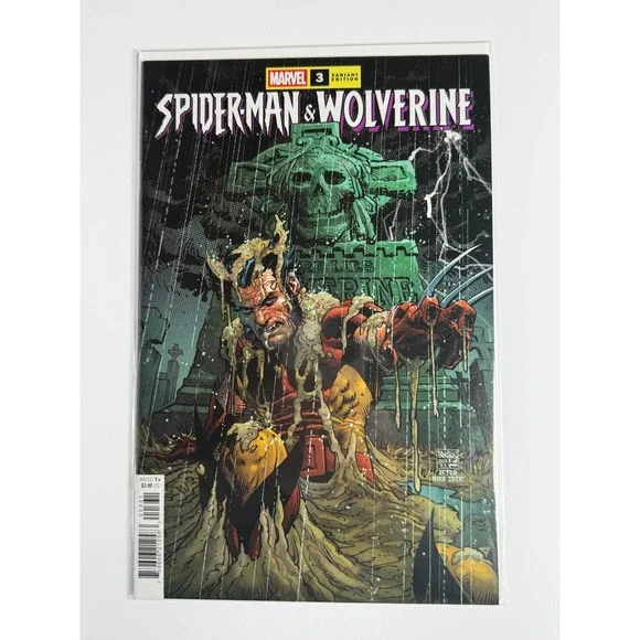 Spider-Man & Wolverine 3‎ Variant Edition Marvel Comics Philip Tan Cover 2020
