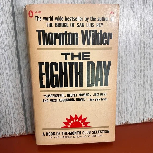 The Eighth Day Thornton Wilder Vintage‎ 1967 Popular Library Paperback Novel