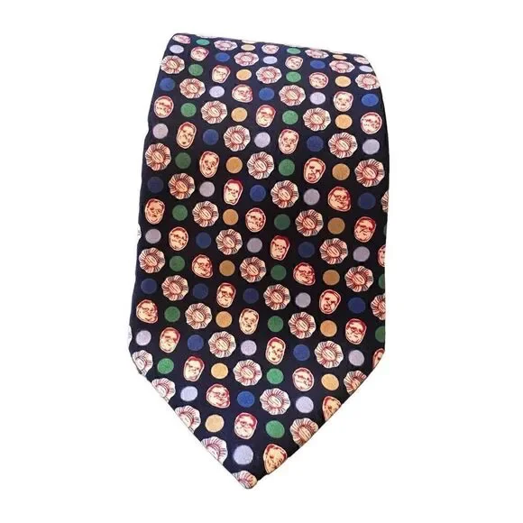 Rare De Amanda handmade silk tie