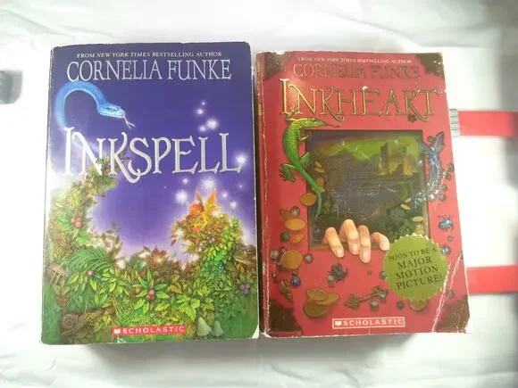 Inkheart & Inkspell by Cornelia Funke 1st Paperback Editions 2007 Magic Fantasy