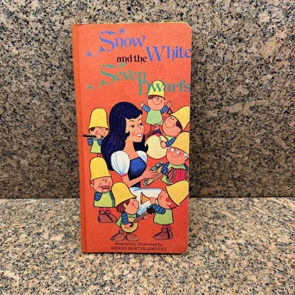 Vintage Snow White Seven Dwarfs Renzo Bartolomucci Nutmeg Press Board Book