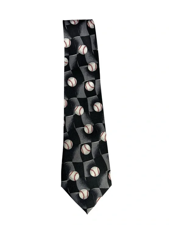 Vtg Brothers Trading Co Baseball Novelty Tie