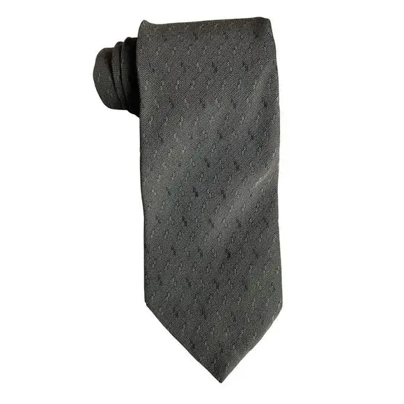 Giorgio Armani Men's Cravatte Grey Silk Tie Made in Italy 59