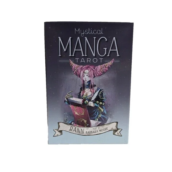 Mystical Manga Tarot Deck & Guidebook (2017) by Barbara Moore RANN‎ Complete Set