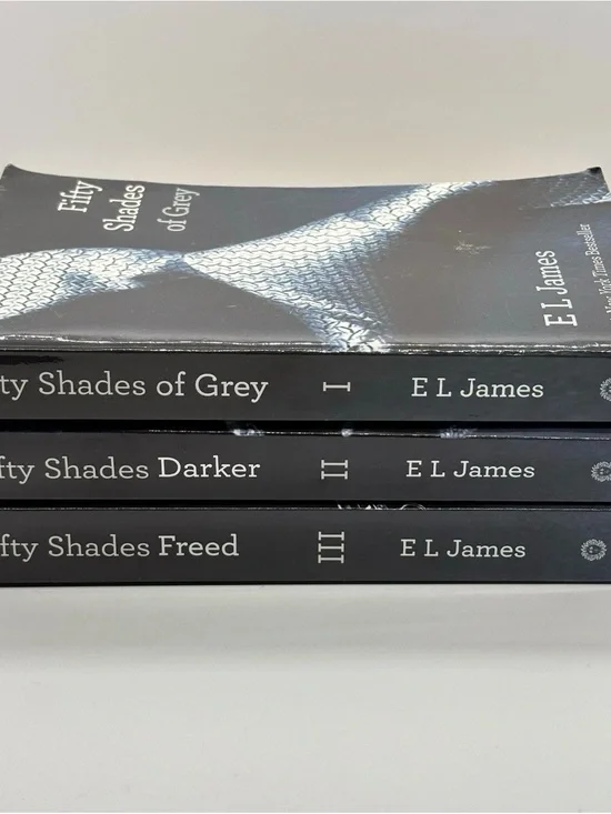 Fifty Shades Trilogy by E L James - Black Covers