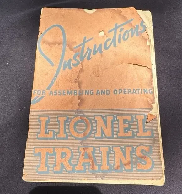 Vintage Lionel Trains Instructions Assembling and Operating Manual Booklet -5/20