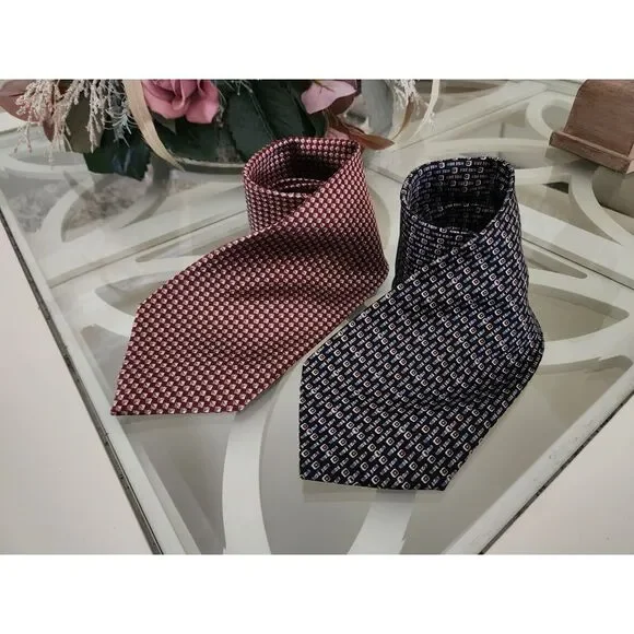 Neck Tie Mens Silk Simple Dress‎ Graphic Print Designer Necktie.