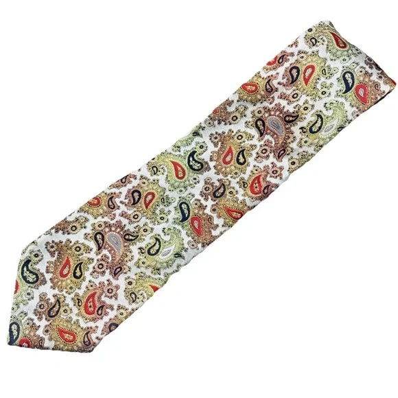 Silk Paisley Tie Business Formal Office Wedding‎ Classic Boho