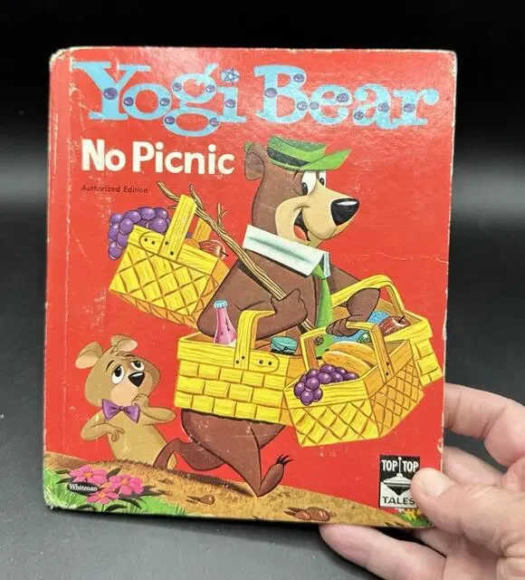 Vtg 1961 Child's Book Yogi Bear No Picnic By Eileen Daly Whitnam Publishing -T24