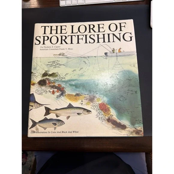 The Lore of Sportfishing by Tryckare & Cagner hardback 2500 illustrations jacke