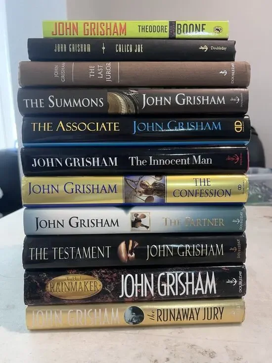 11 John Grisham Books Lot Rainmaker runaway jury the summons the partner