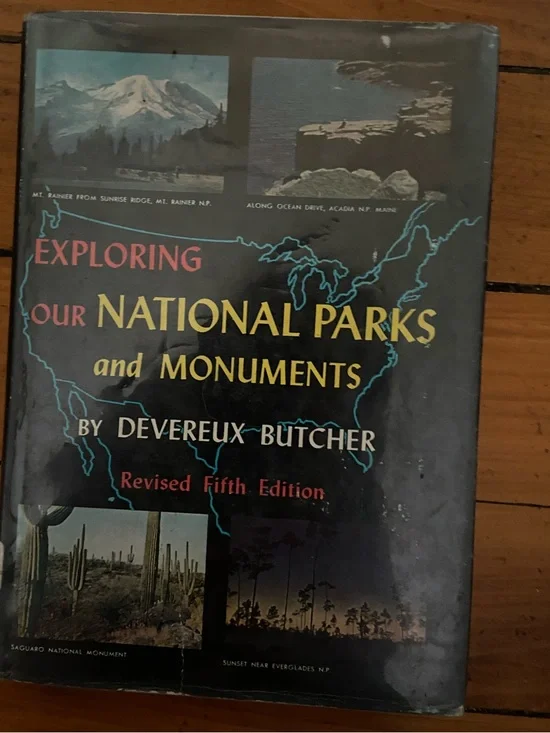 Vintage 1960s 60s USA U.S. American National Park & Monuments book Parks America