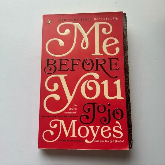 Red 'Me Before You' Book by Jojo Moyes