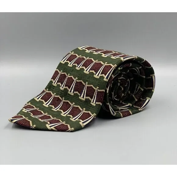 Graham & Lockwood London England Men's Neck Tie Classic 100% Silk‎