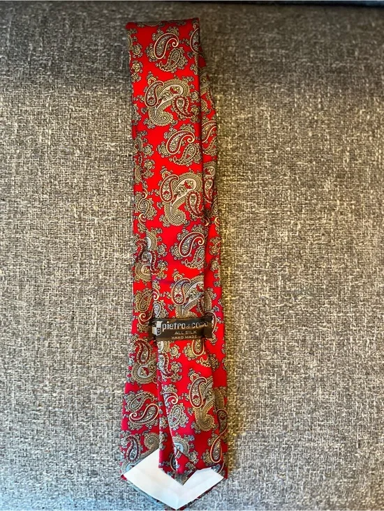 Pietro Di Como 100% Silk Tie-Paisley