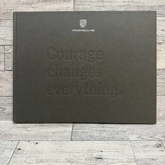 PORSCHE Hardcover Promo Book:‎ The New Panamera Courage Changes Everything 2016