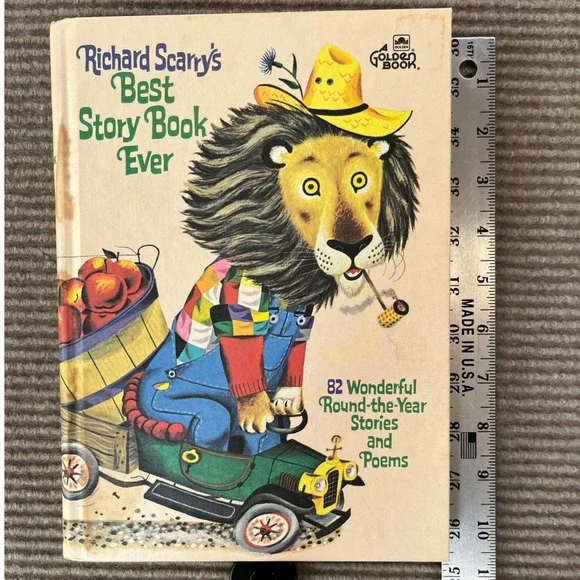 Richard Scarrys Best Story Book Ever Golden Books Hardcover Vintage Illustrated