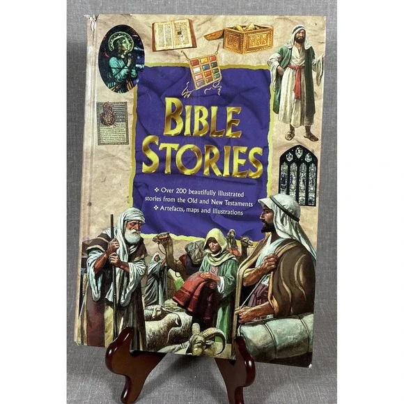 Martin Manser BIBLE STORIES Old/New Testaments, Artefacts, Maps, & Illustrations