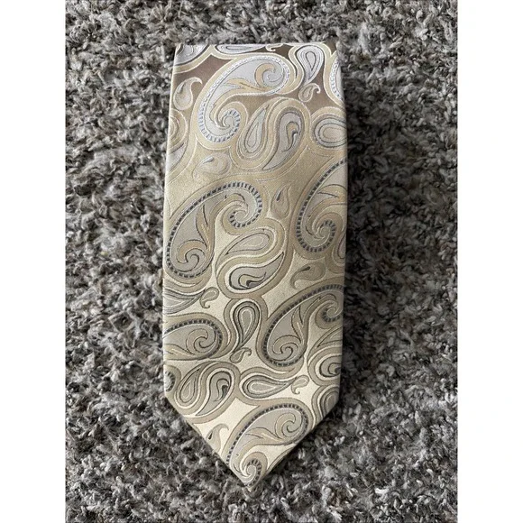 croft barrow paisley silk tie 60