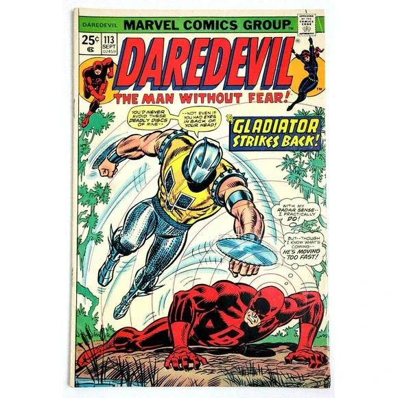 DAREDEVIL‎ # 113 - (1974) GLADIATOR APPEARANCE