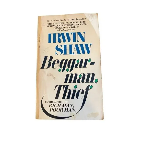 Beggarman Thief By Irvin Shaw Paperback Book Novel 1977