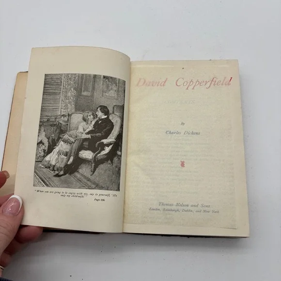 David Copperfield Charles Dickens Thomas‎ Nelson New Century Library Vol VIII