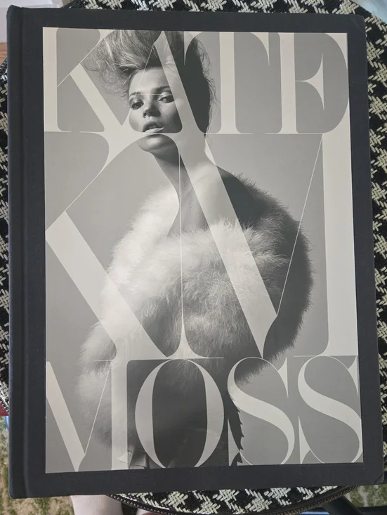 Rizzoli Kate Moss Black and White Photography Coffee Table Book