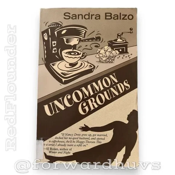Uncommon Grounds by Sandra Balzo - Large Print Edition
