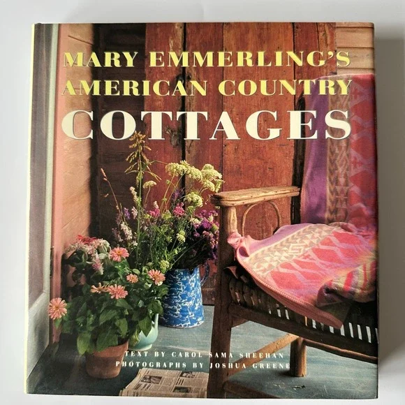 Mary Emmerling American Country Cottages 1993 Hardcover Clarkson Potter DJ VG‎