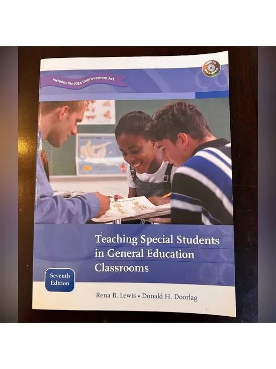 Pearson Teaching Special Students in General Education Classrooms.  Textbook