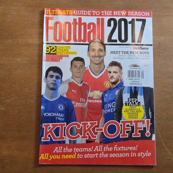 World Soccer Football 2017 Magazine 2016-17‎ Season Guide Ibrahimovic