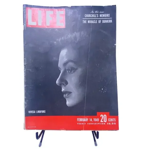 LIFE Magazine February 14 1949 Viveca Lindfors Cover Vintage Hollywood Actress