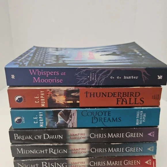Urban Fantasy Book Lot of 6 -‎ Vampire Babylon, Walker Papers, Shadow Falls