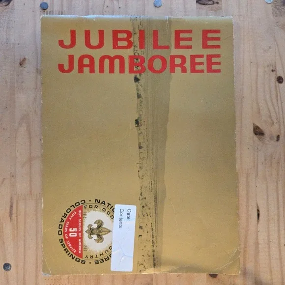 VTG 1960 BSA Jamboree Book Boy Scouts Of America Jubilee 50th Aniv. Colorado USA