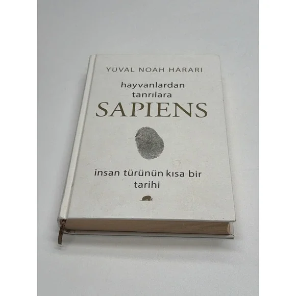 Sapiens Animals to‎ Gods Turkish Edition Hardcover Book by Yuval Noah Harari
