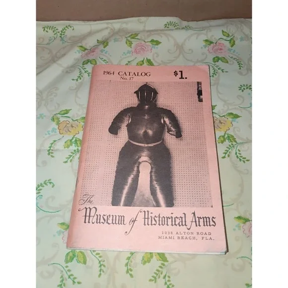 The Museums Historical Arms 1964 Catalog No 17 By William Hoffman‎ Vtg Paperback