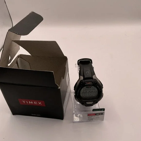 Timex Ironman Triathlon Digital Watch Mens 30-Lap Indiglo WR100M T5E901 Alarm