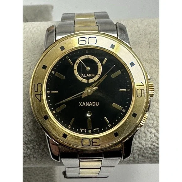 Xanadu‎ Alarm Mens Watch New Battery 34MM 6.75