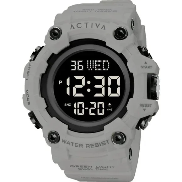 Activa Kadron X Invicta Digital Men's Watch - 53mm, Grey (ACW1968-008)