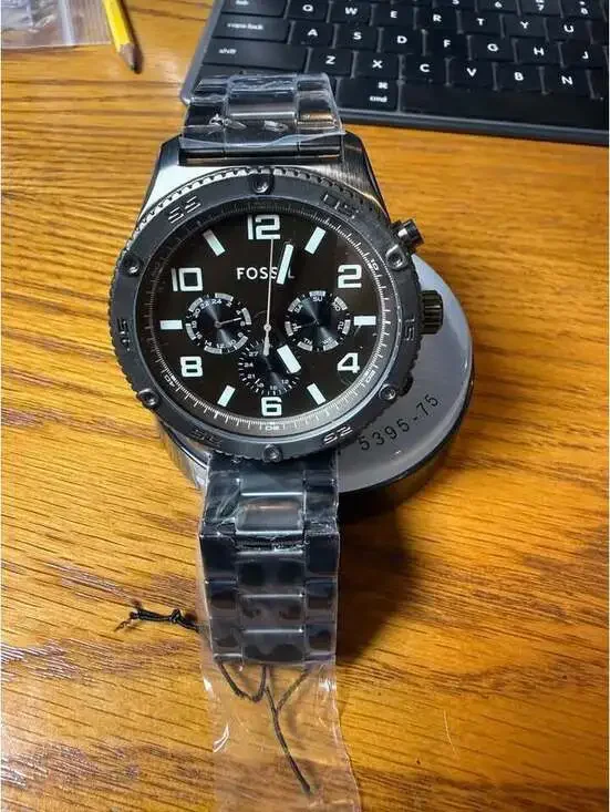 Fossil Brox BQ2533 Smoke Stainless Steel Chronograph 50mm