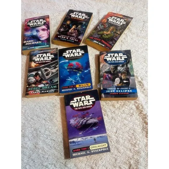Star Wars the new Jedi order Paperback Set