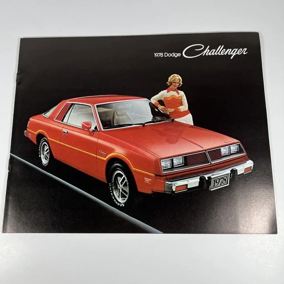 Dodge Challenger 1978 Car Dealer Sales Brochure Catalog Sports Car Man Cave Gift