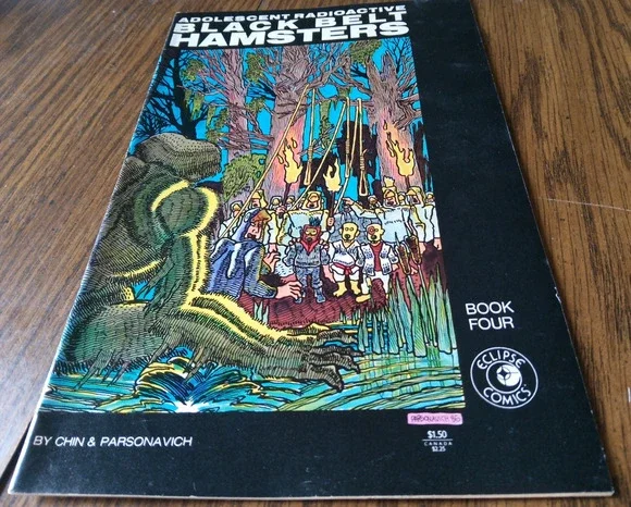 Adolescent Radioactive Black Belt Hamsters #4 November 1986 Eclipse Comics