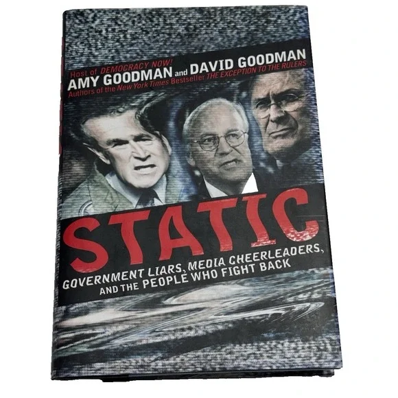 Static Hardcover Book Government Liars,  Amy Goodman & David Goodman