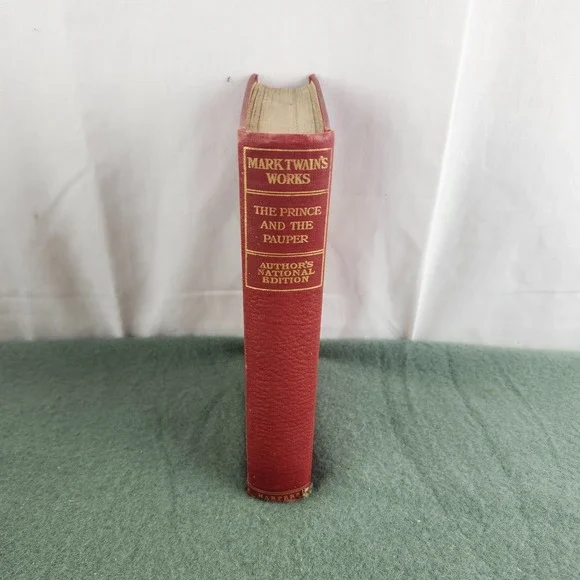 Mark Twain's Works Prince And The Pauper Author's‎ National Ed Harpers 1909