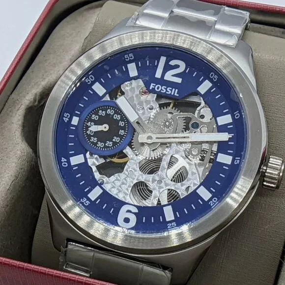 Fossil Skeleton 48mm Steel Watch